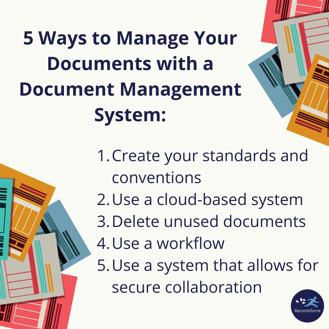 5 of the best ways to manage your documents using a document management system